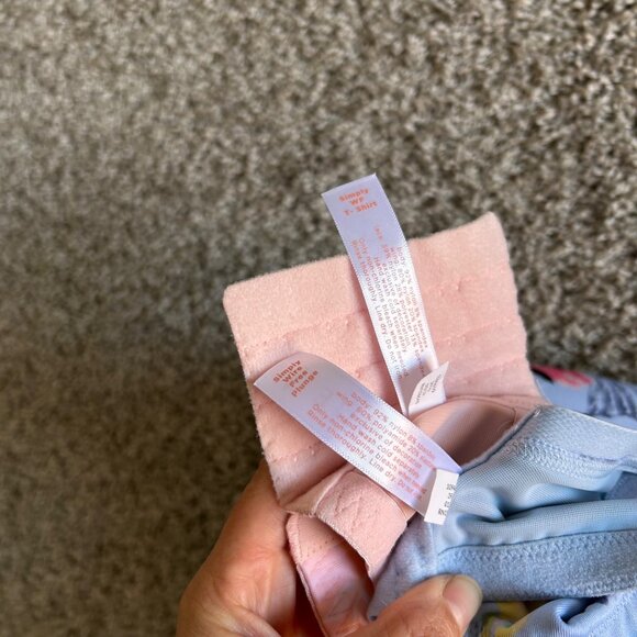 Cacique 42DD Floral T-Shirt & Plunge Bras Set Of 2 - Picture 3 of 10